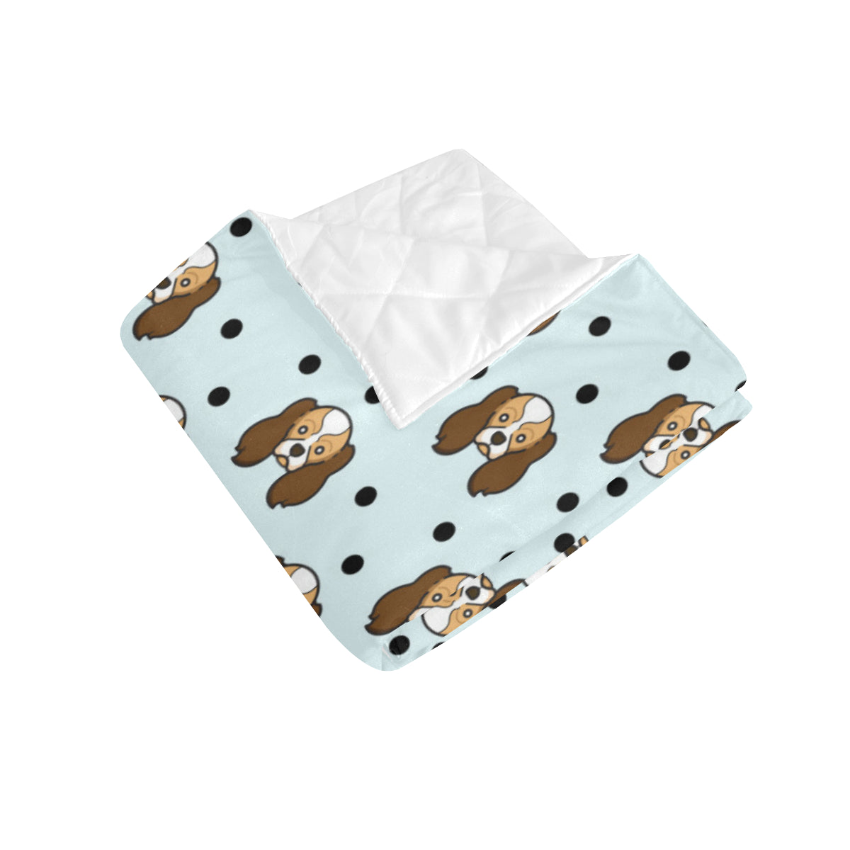 Cavalier King Charles Spaniels Pattern Print 02 Premium Quilt