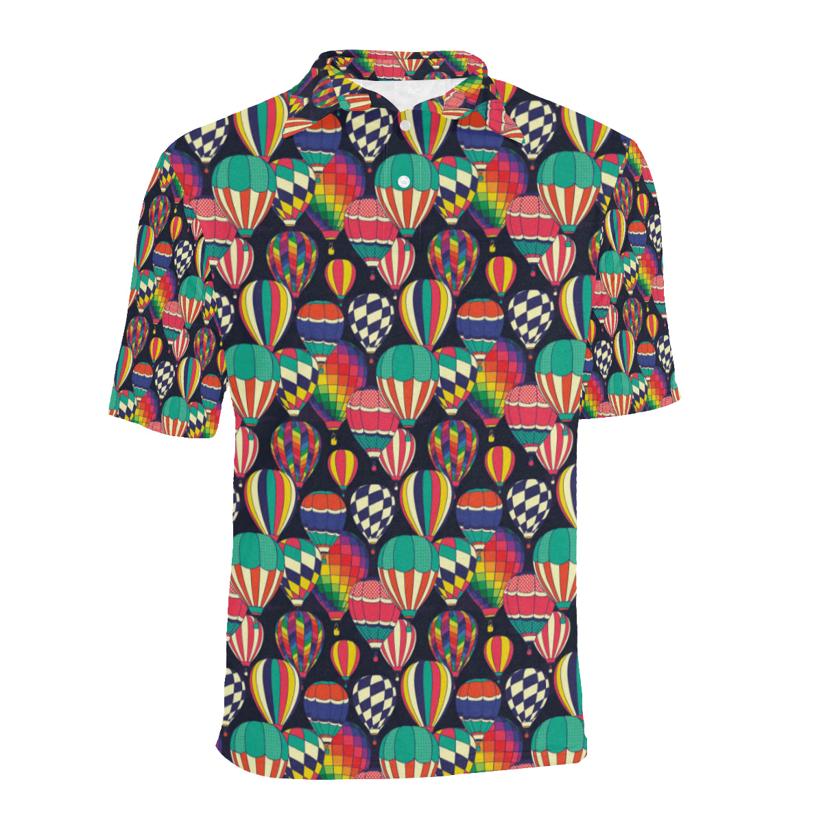 Ballon Pattern Print Design 02 Men Polo Shirt