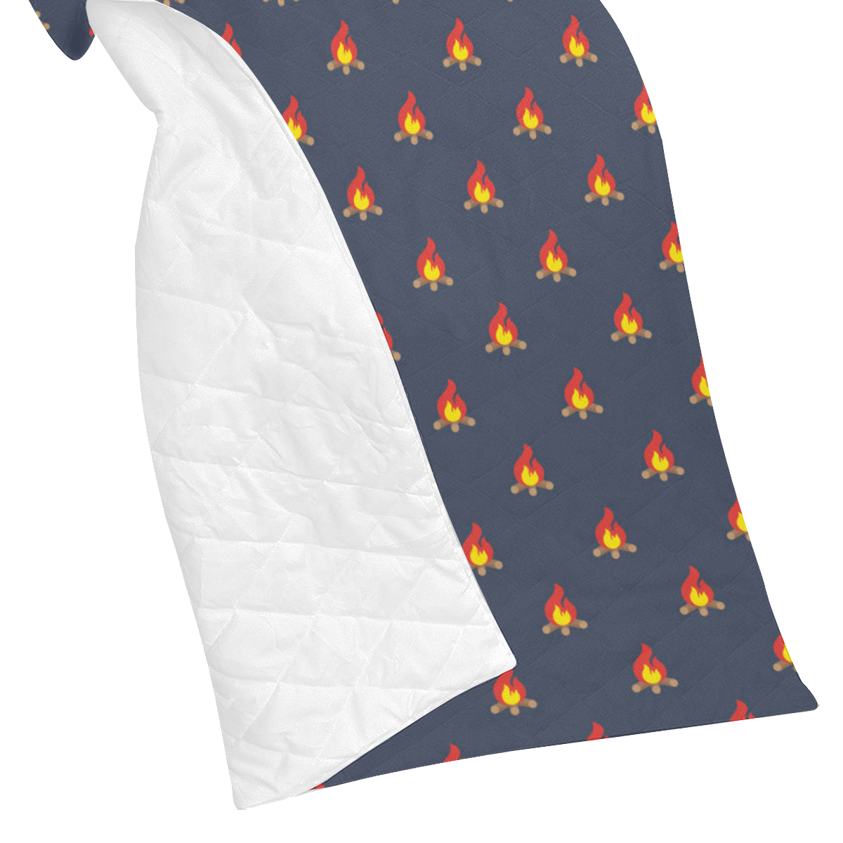 Campfire Pattern Print Design 02 Premium Quilt