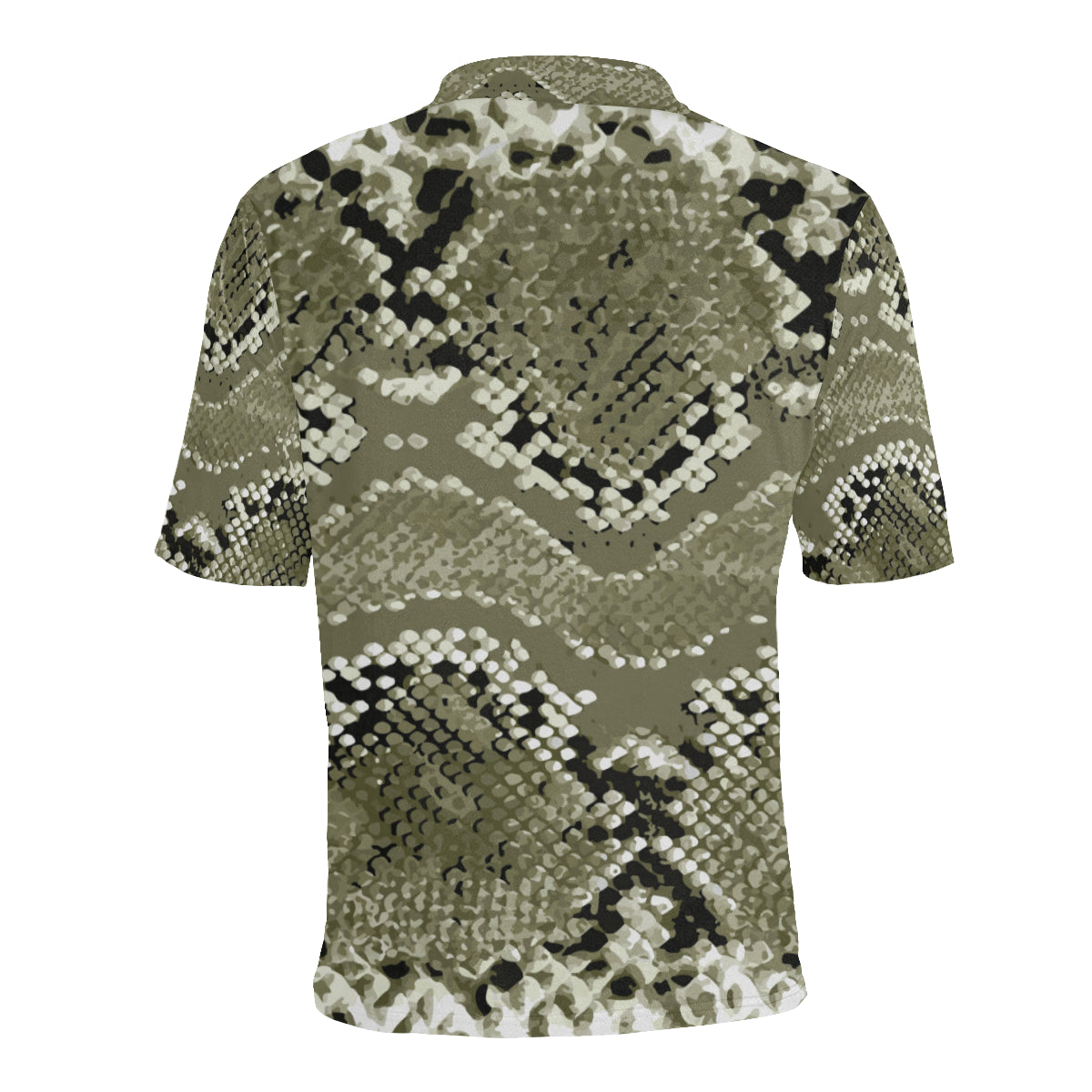 Python Pattern Print Design A04 Men Polo Shirt