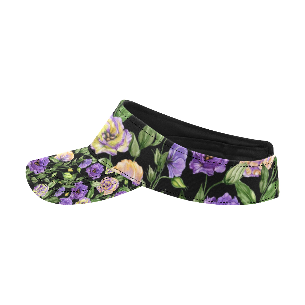 Lisianthus Pattern Print Design LT02 Unisex Sun Visor