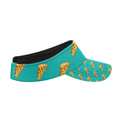 Pizza Pattern Print Design A03 Unisex Sun Visor