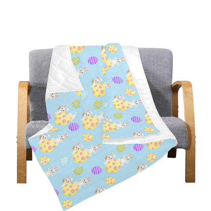 Easter Eggs Pattern Print Design RB015 Premium Quilt