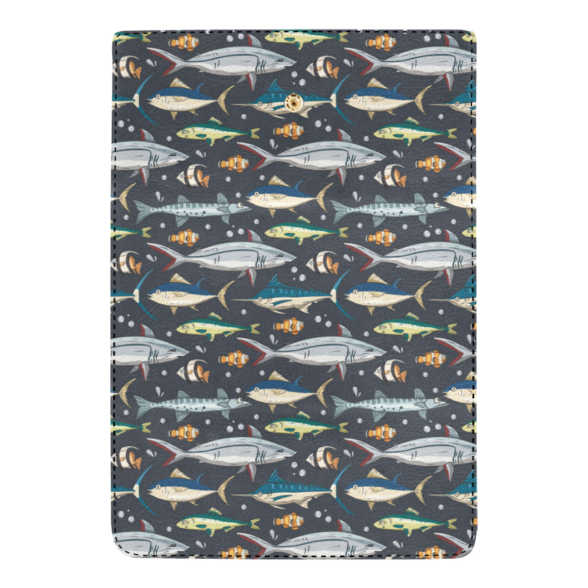 Swordfish Pattern Print Design 04 Women's Trifold Wallet