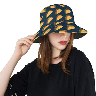 Taco Pattern Print Design TC04 Unisex Bucket Hat