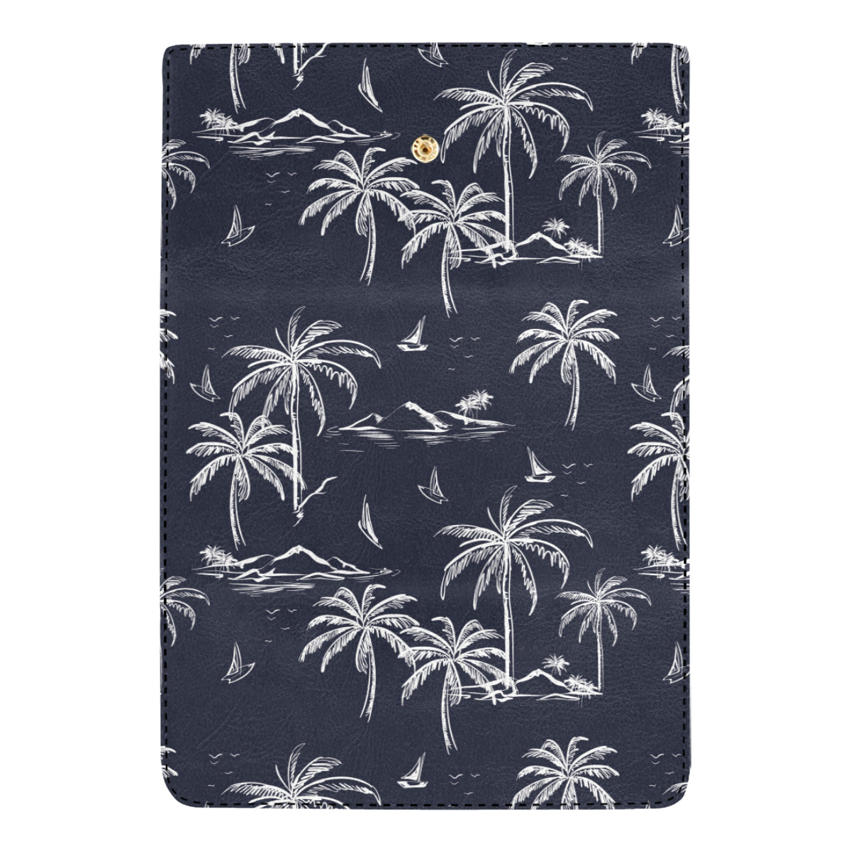 Pacific island Pattern Print Design A02 Women's Trifold Wallet
