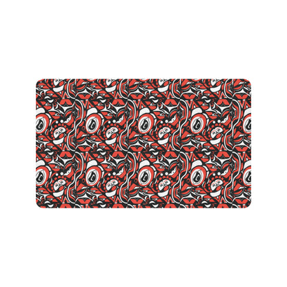 Native North American Themed Print Rubber Doormat
