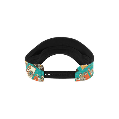 Camera Pattern Print Design 02 Unisex Sun Visor