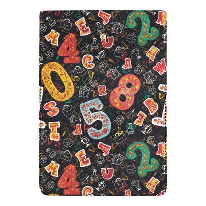 Number Pattern Print Design A03 Women's Trifold Wallet