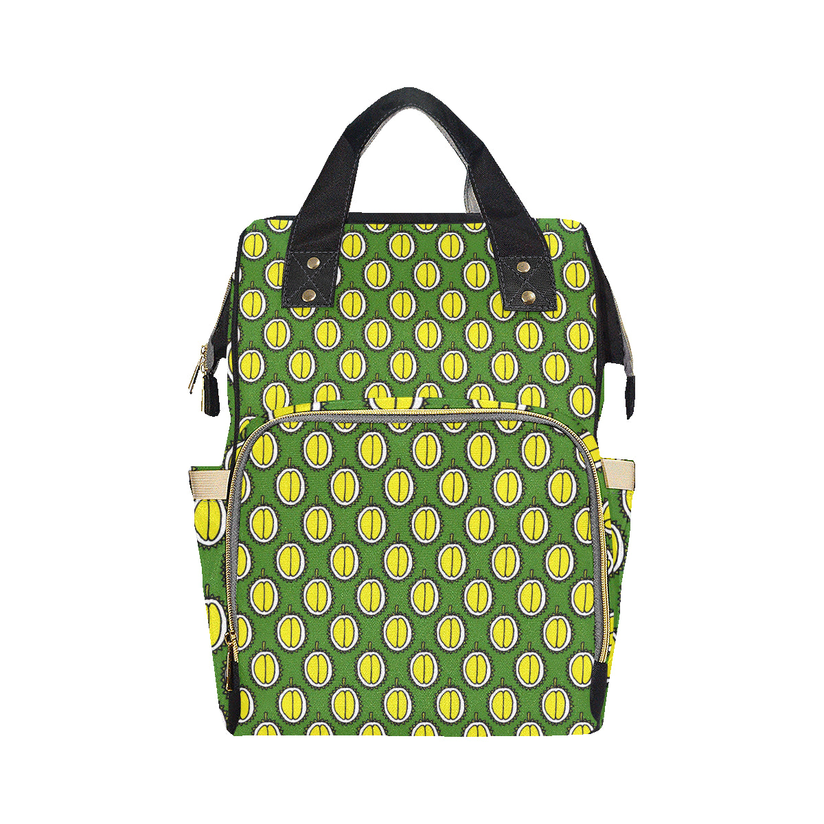 Durian Pattern Print Design DR01 Diaper Bag Backpack