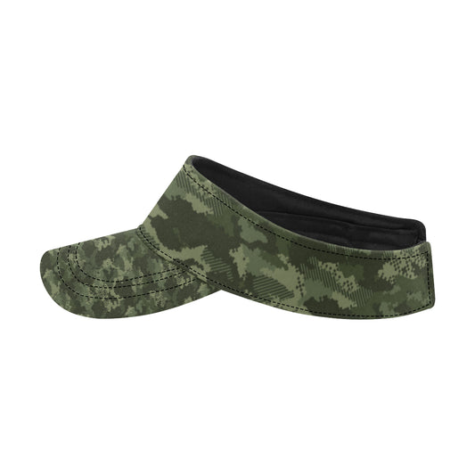 Army Camouflage Pattern Print Design 02 Unisex Sun Visor