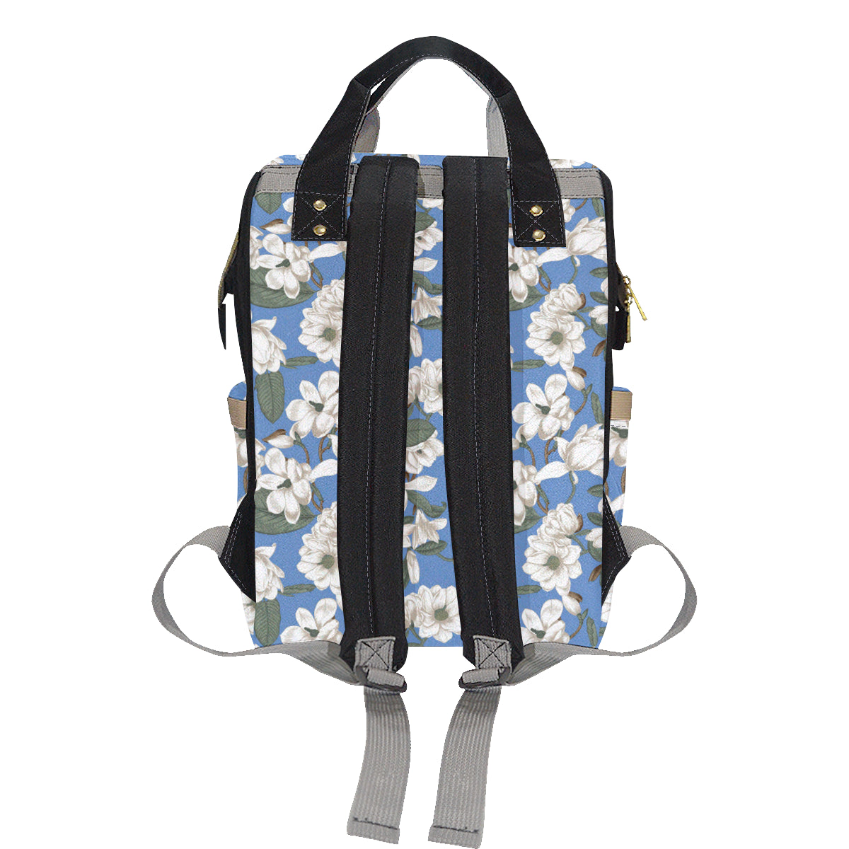 Magnolia Pattern Print Design 01 Diaper Bag Backpack