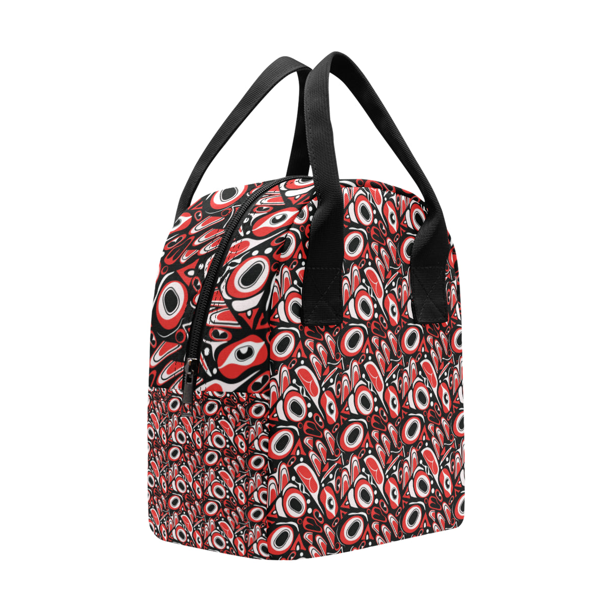 Totem Pole Texture Design Insulated Lunch Bag
