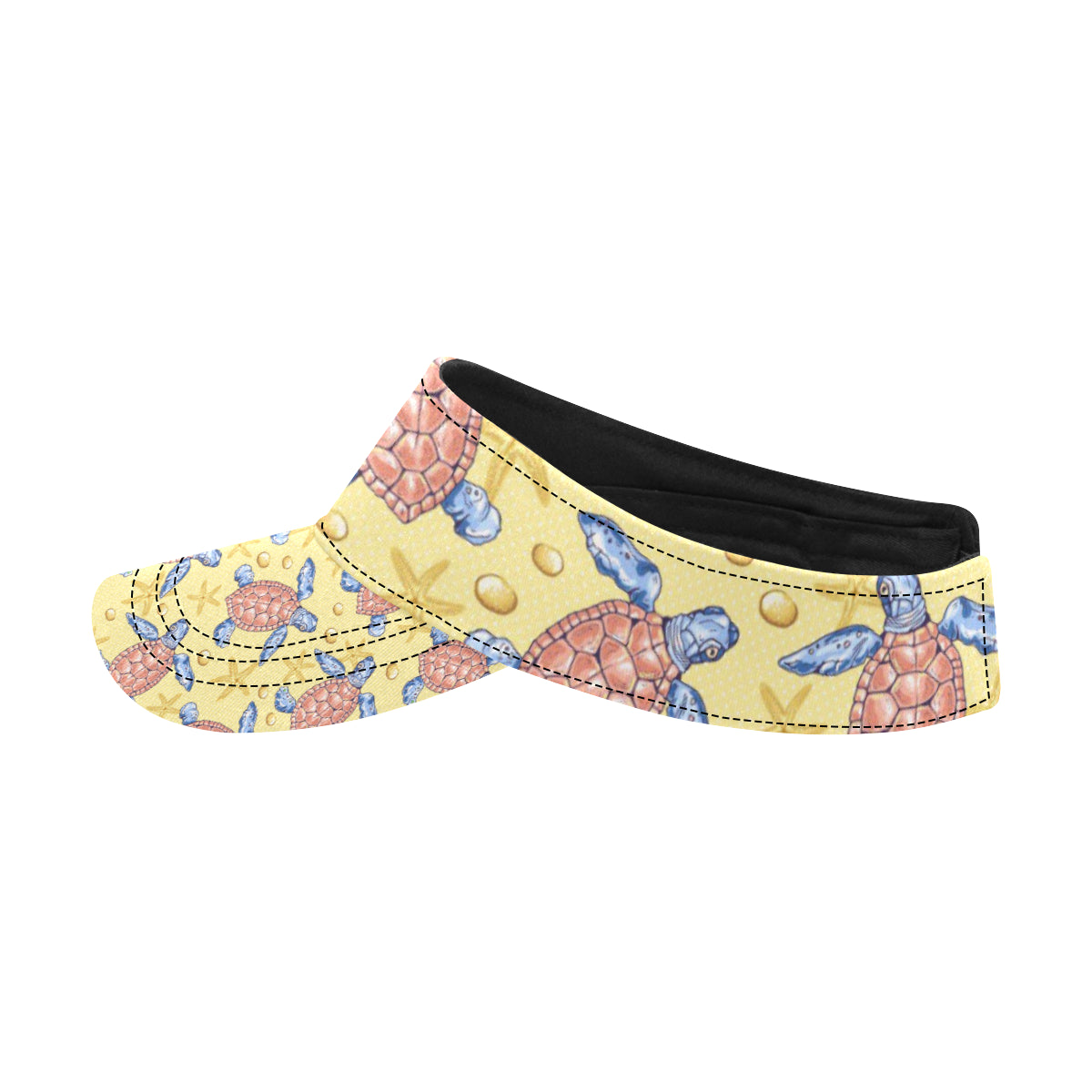Sea Turtle Pattern Print Design T06 Unisex Sun Visor