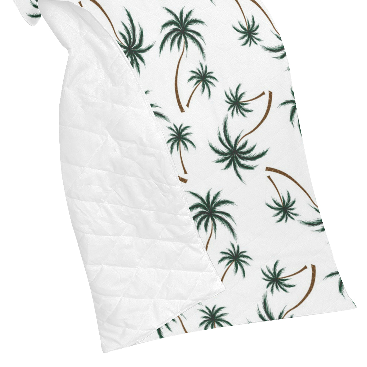 Palm Tree Pattern Print Design PT07 Premium Quilt