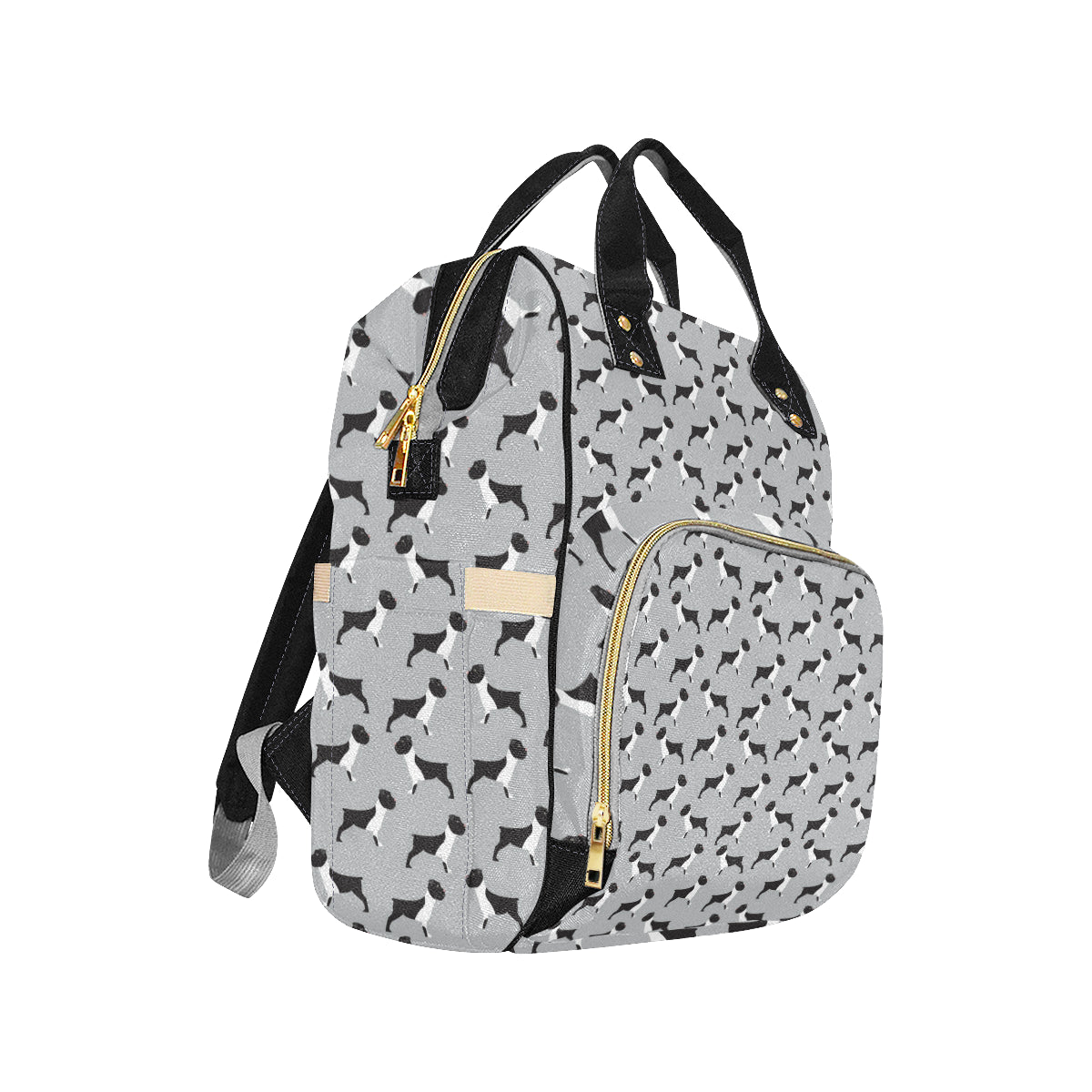Boxers Pattern Print Design 01 Diaper Bag Backpack