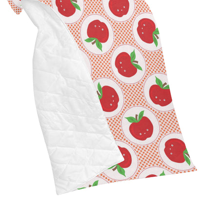 Apple Pattern Print Design AP08 Premium Quilt