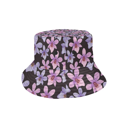 Orchid Pattern Print Design OR08 Unisex Bucket Hat