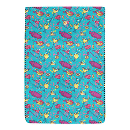 Cocktail Pattern Print Design 03 Women's Trifold Wallet