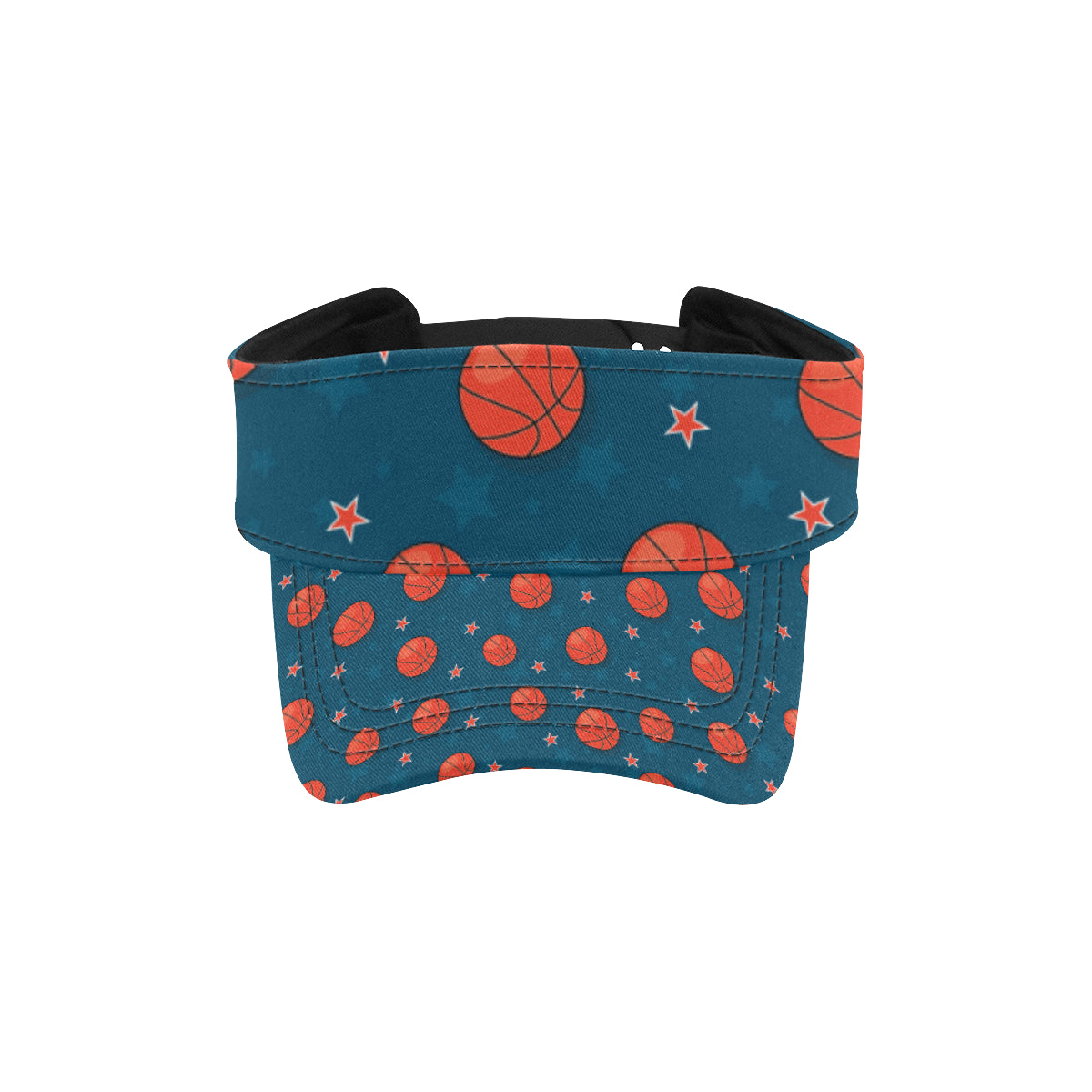 Basketball Pattern Print Design 02 Unisex Sun Visor