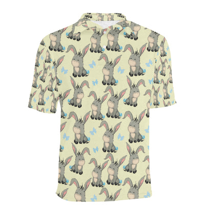 Donkey Baby Pattern Print Design 02 Men Polo Shirt