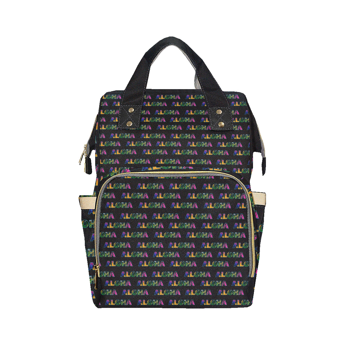Aloha Hawaii Neon Diaper Bag Backpack