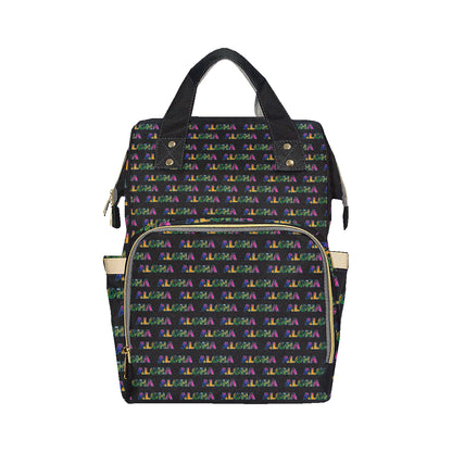 Aloha Hawaii Neon Diaper Bag Backpack
