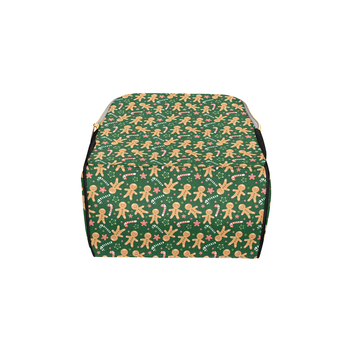 Gingerbread Pattern Print Design 04 Diaper Bag Backpack