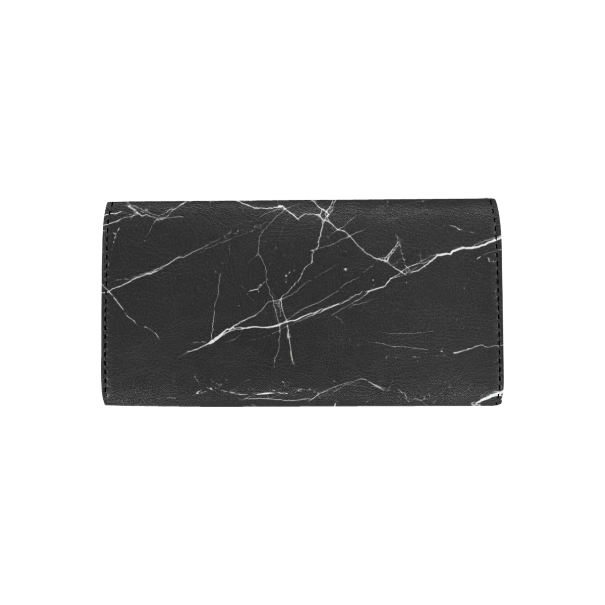 Marble Pattern Print Design 04 Women's Trifold Wallet