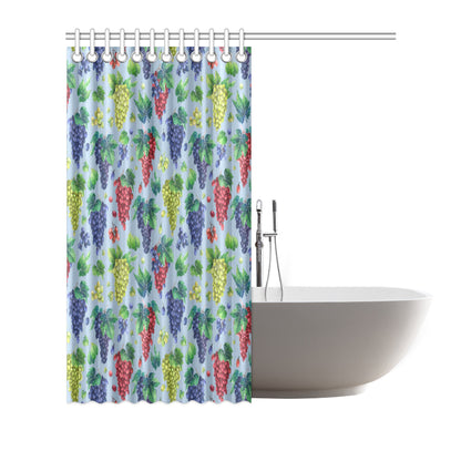 Grape Pattern Print Design GP06 Shower Curtain