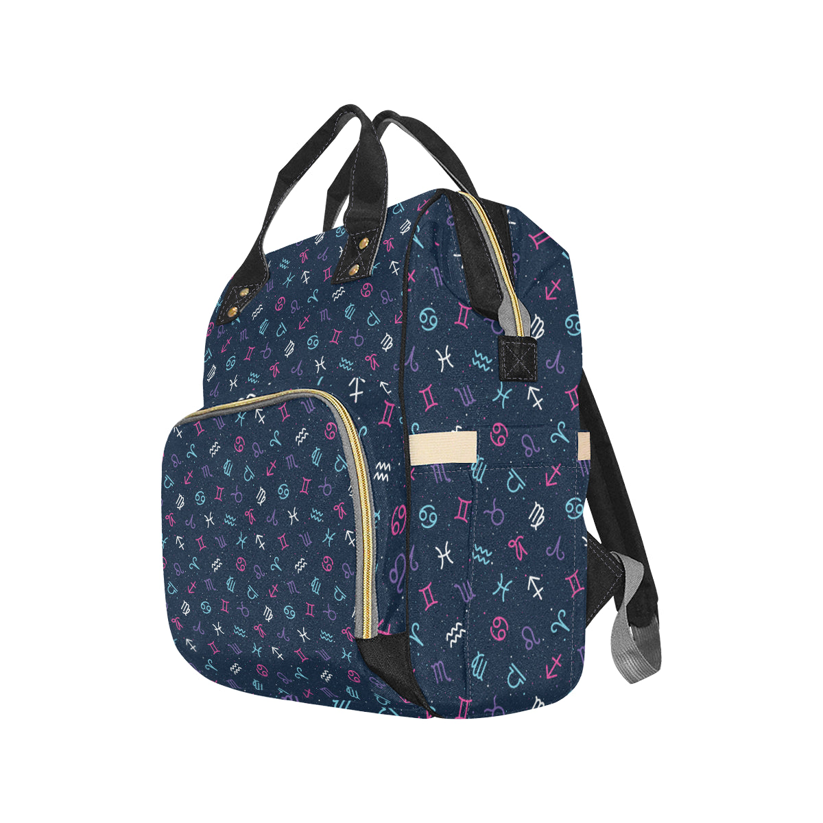 Constellation Pattern Print Design 04 Diaper Bag Backpack