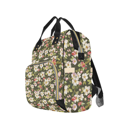 Apple blossom Pattern Print Design AB01 Diaper Bag Backpack
