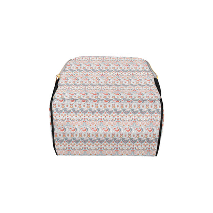 Swedish Nordic Design Print Diaper Bag Backpack