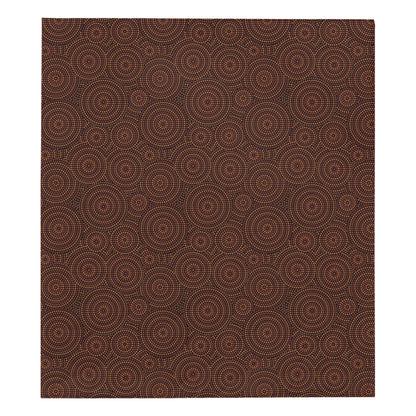 Aboriginal Pattern Print Design 02 Premium Quilt