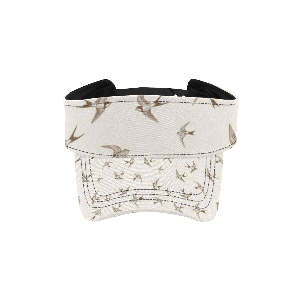 Swallow Bird Pattern Print Design 01 Unisex Sun Visor