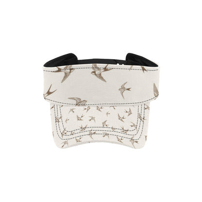 Swallow Bird Pattern Print Design 01 Unisex Sun Visor