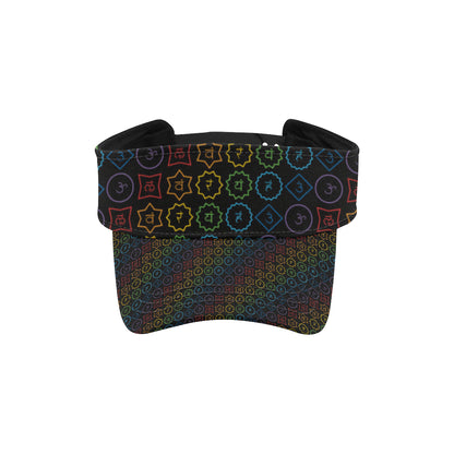 Chakra Colorful Symbol Pattern Unisex Sun Visor