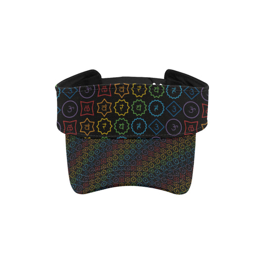 Chakra Colorful Symbol Pattern Unisex Sun Visor