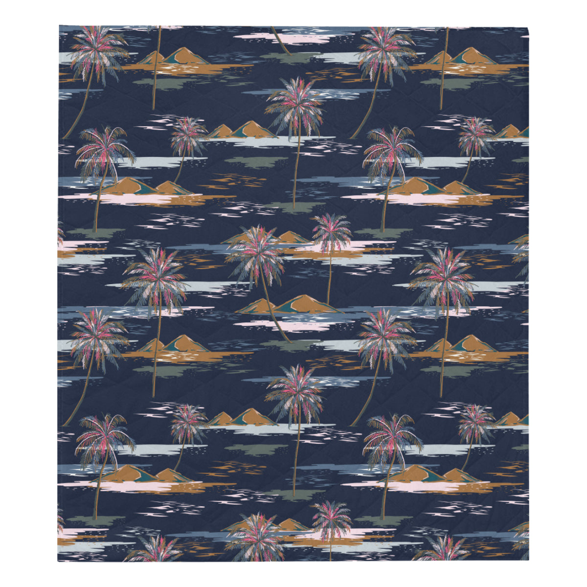 Pacific island Pattern Print Design A06 Premium Quilt