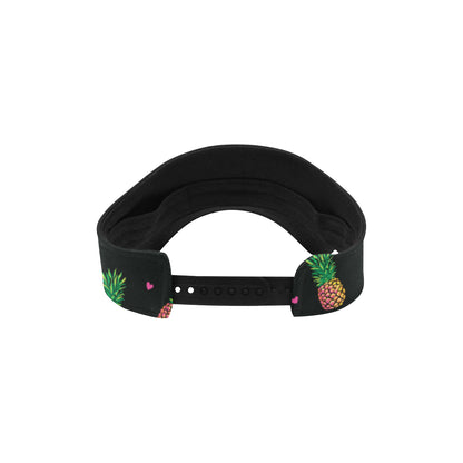 Neon Pineapple Pattern Print Design A04 Unisex Sun Visor