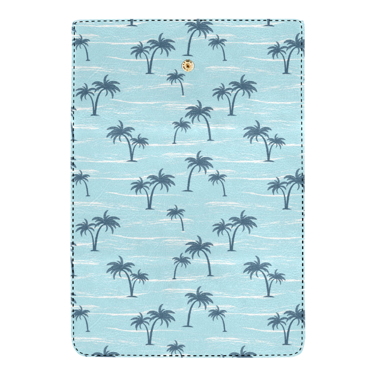 Palm Tree Pattern Print Design PT04 Women's Trifold Wallet