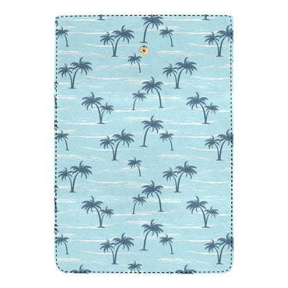 Palm Tree Pattern Print Design PT04 Women's Trifold Wallet