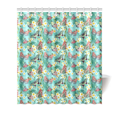 Butterfly Pattern Print Design 09 Shower Curtain