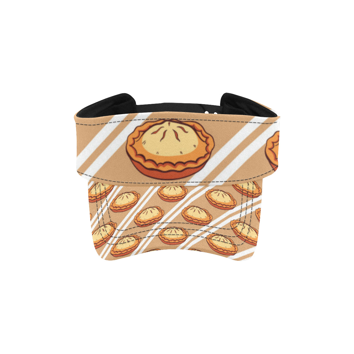 Pie Pattern Print Design A02 Unisex Sun Visor