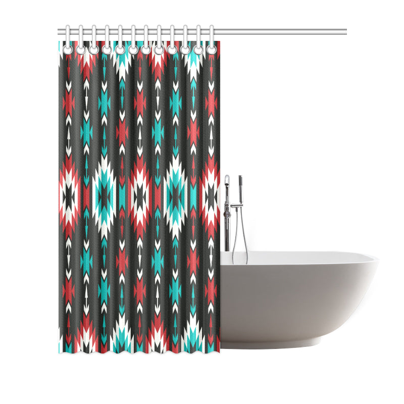 Native Pattern Print Design A08 Shower Curtain