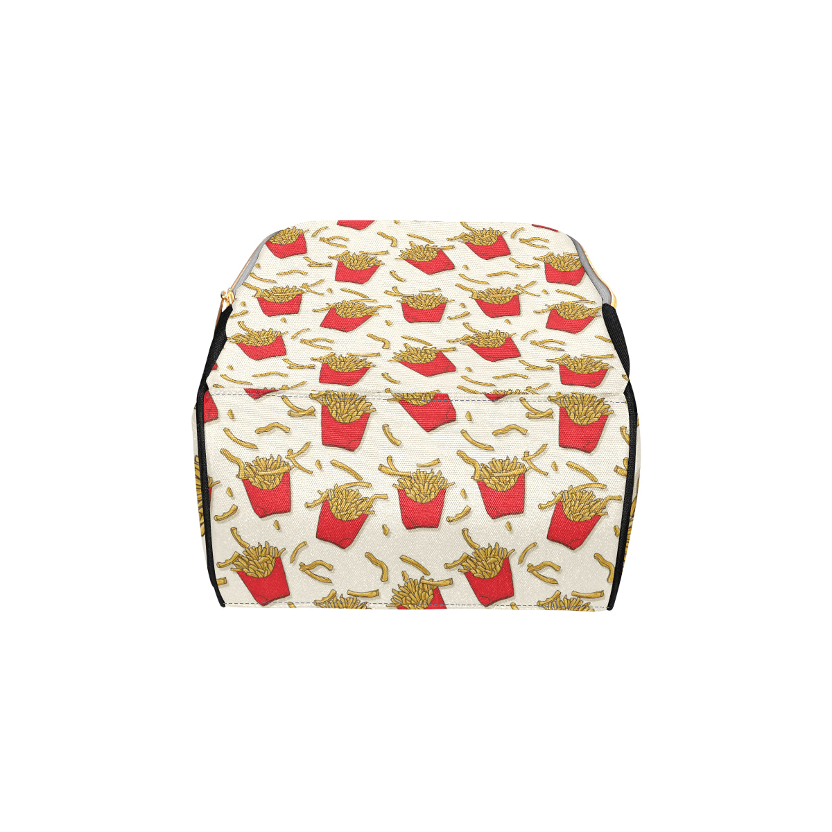 French Fried Pattern Print Design 01 Diaper Bag Backpack