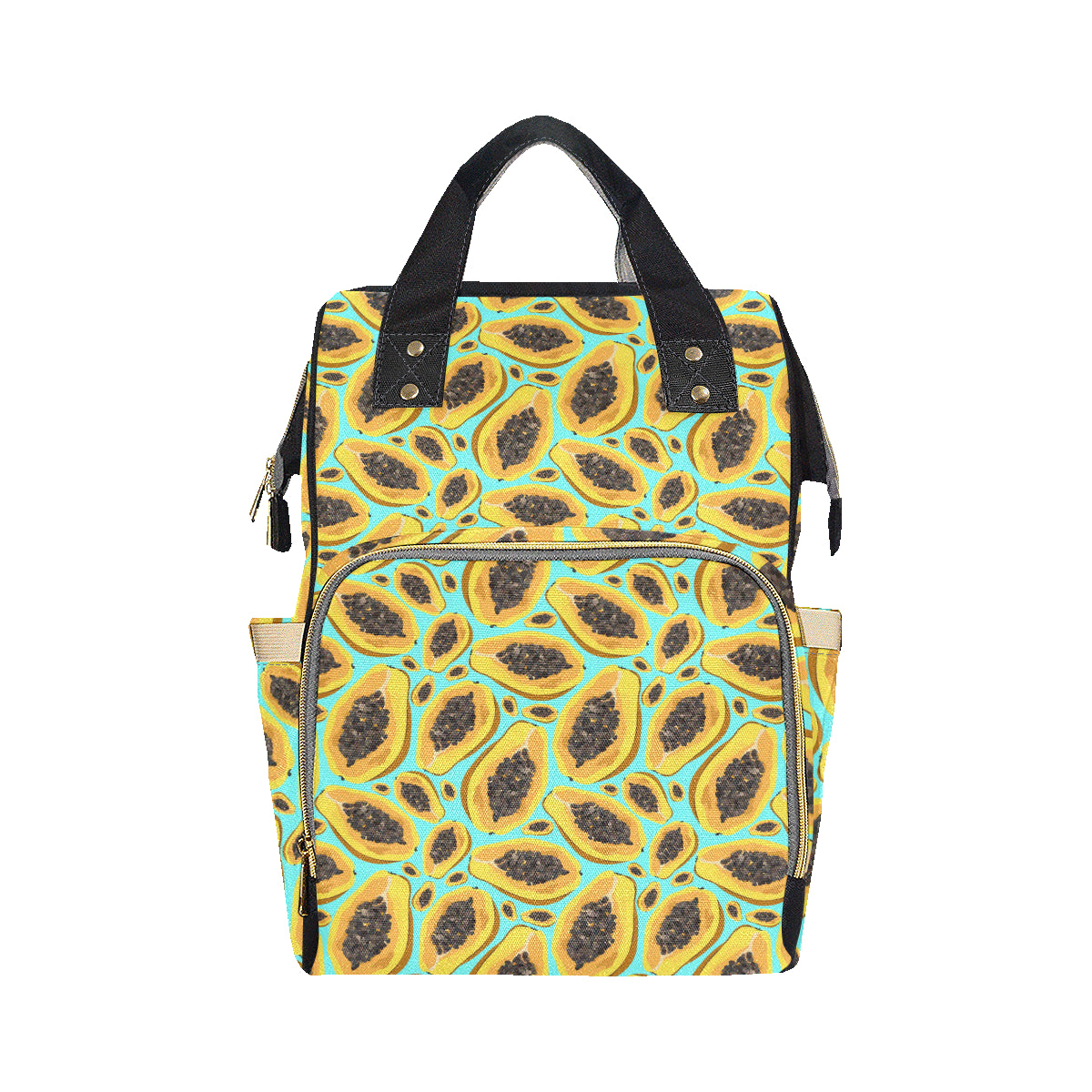 Papaya Pattern Print Design PP03 Diaper Bag Backpack