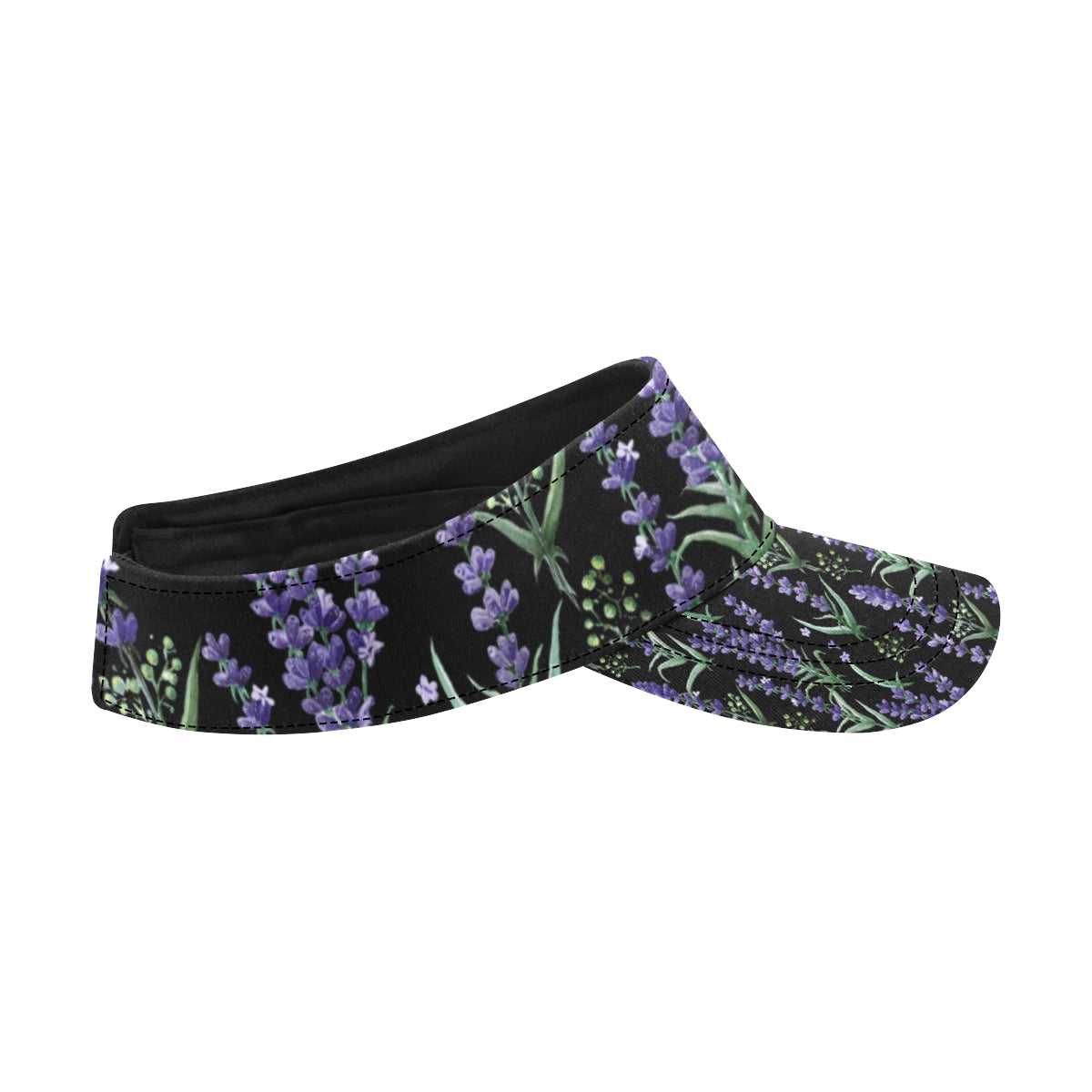 Lavender Pattern Print Design LV01 Unisex Sun Visor