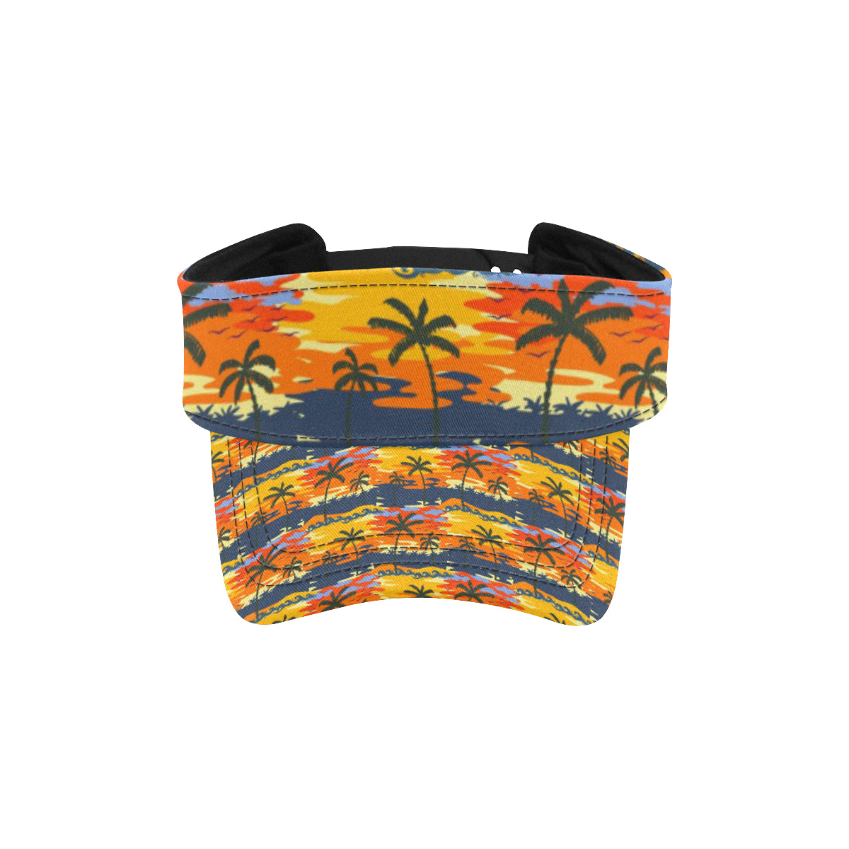 Palm Tree Pattern Print Design PT010 Unisex Sun Visor