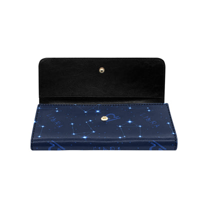 Libra Pattern Print Design 04 Women's Trifold Wallet